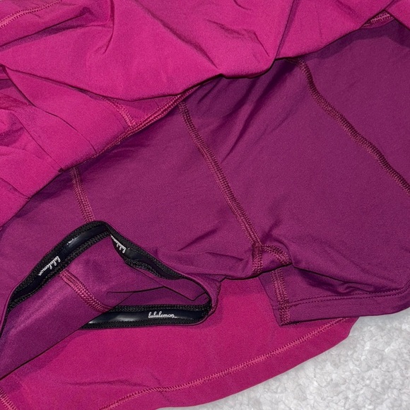 Lululemon Circuit breaker Magenta Skirt - Picture 5 of 13